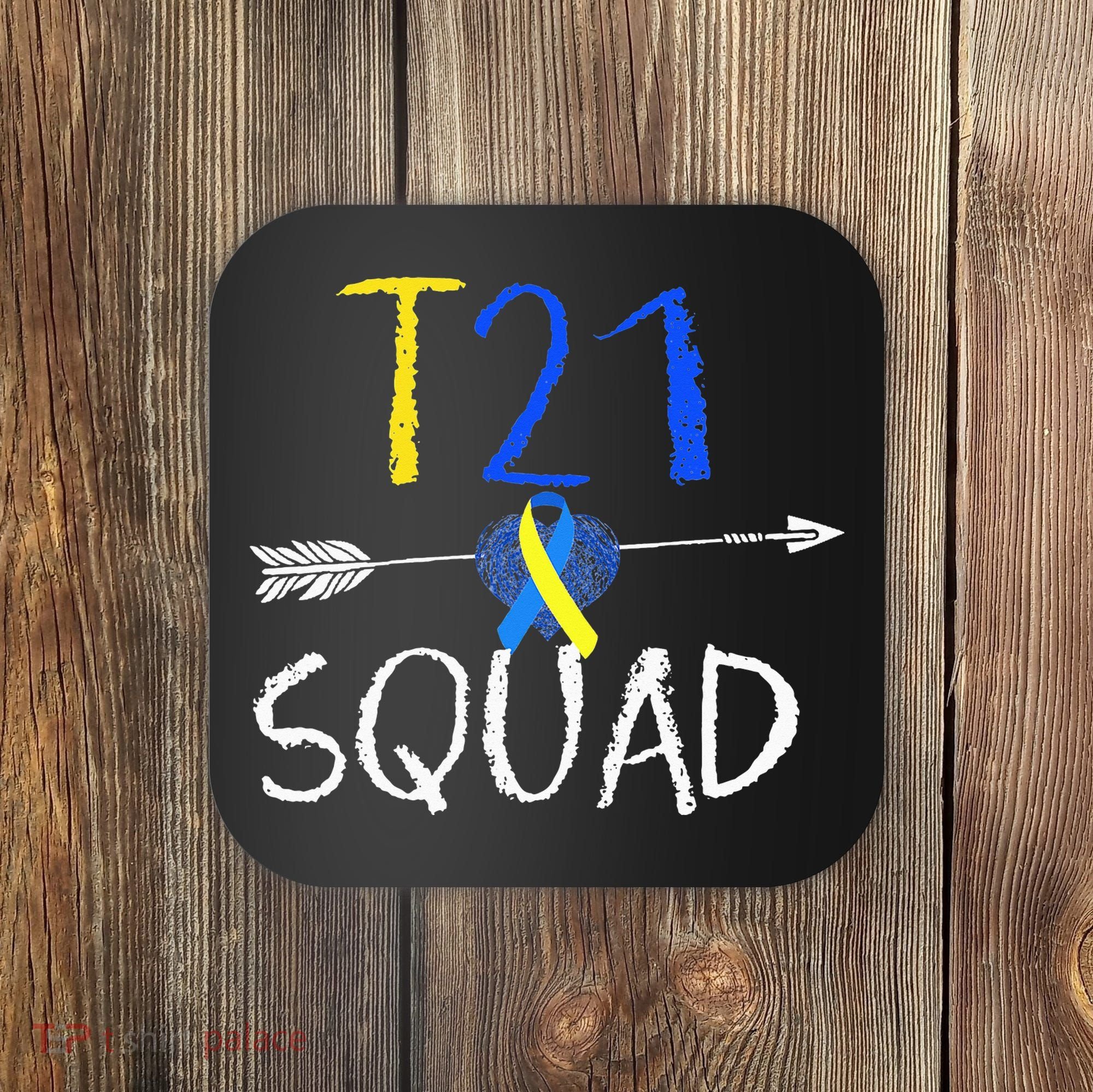 T21 Squad World Down Syndrome Day Coaster