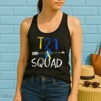 T21 Squad World Down Syndrome Day Women's Tank Top thumb 2