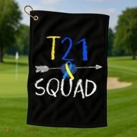 T21 Squad World Down Syndrome Day Golf Towel thumb 1
