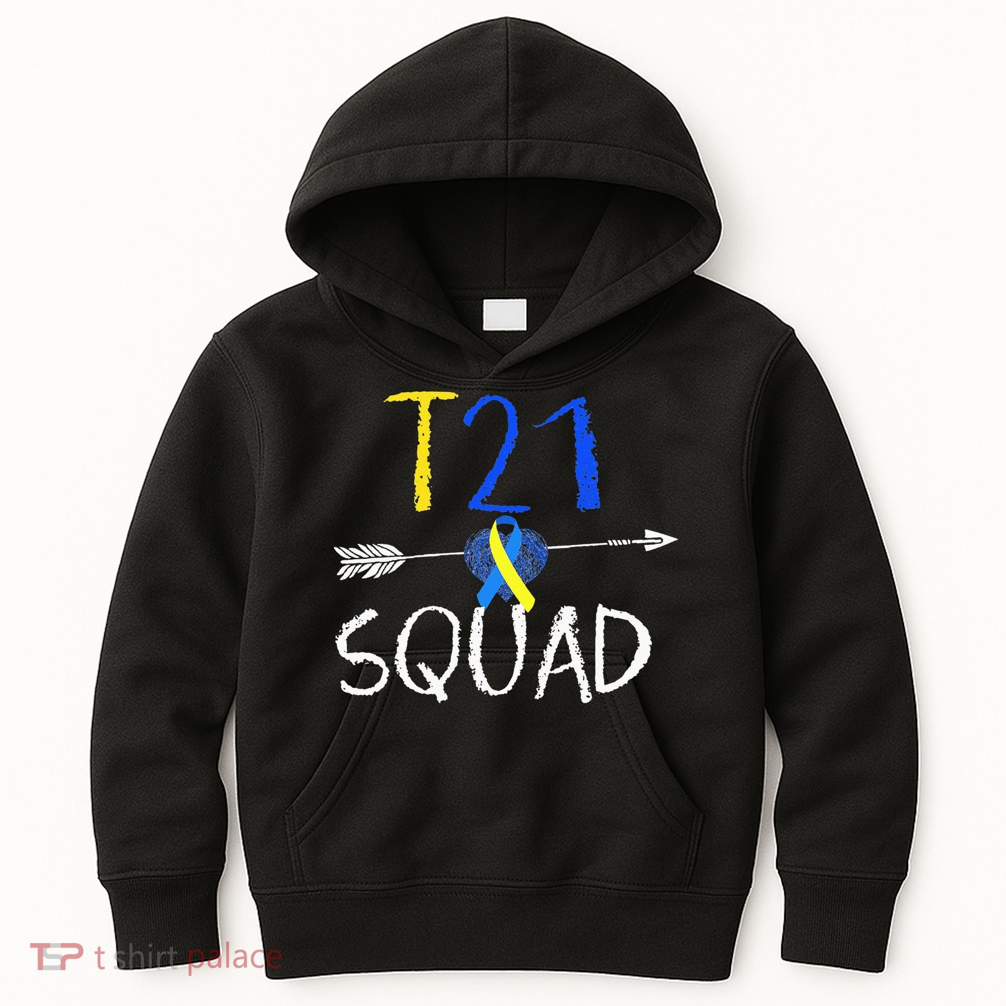 T21 Squad World Down Syndrome Day Kids Hoodie