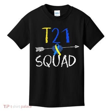 T21 Squad World Down Syndrome Day Kids T-Shirt