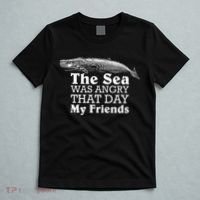 The Sea Was Angry That Day My Friends Funny Marine Biologist T-Shirt thumb 5