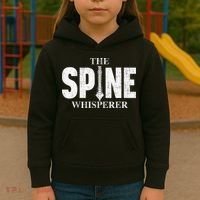The Spine Whisperer Chiropractor Physical Therapist Kids Hoodie thumb 3