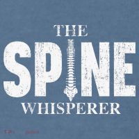 The Spine Whisperer Chiropractor Physical Therapist Comfort Colors Garment-Dyed Hooded Sweatshirt thumb 2