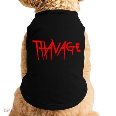 Thavage Savage Workout Gym Bodybuilding Doggie Tank
