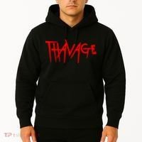 Thavage Savage Workout Gym Bodybuilding Hoodie thumb 2