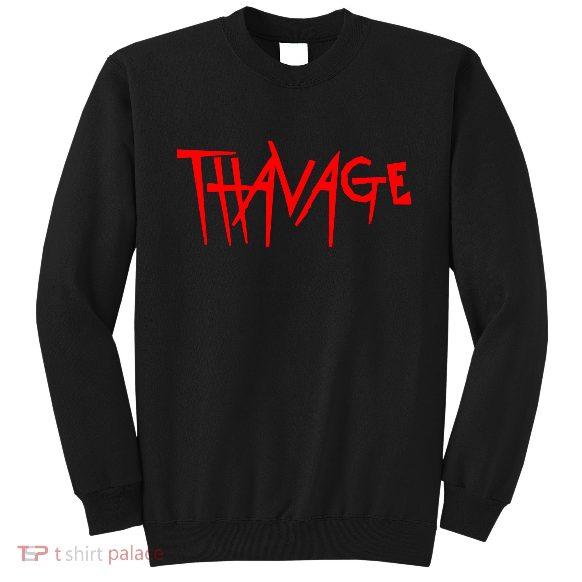 Thavage Savage Workout Gym Bodybuilding Sweatshirt