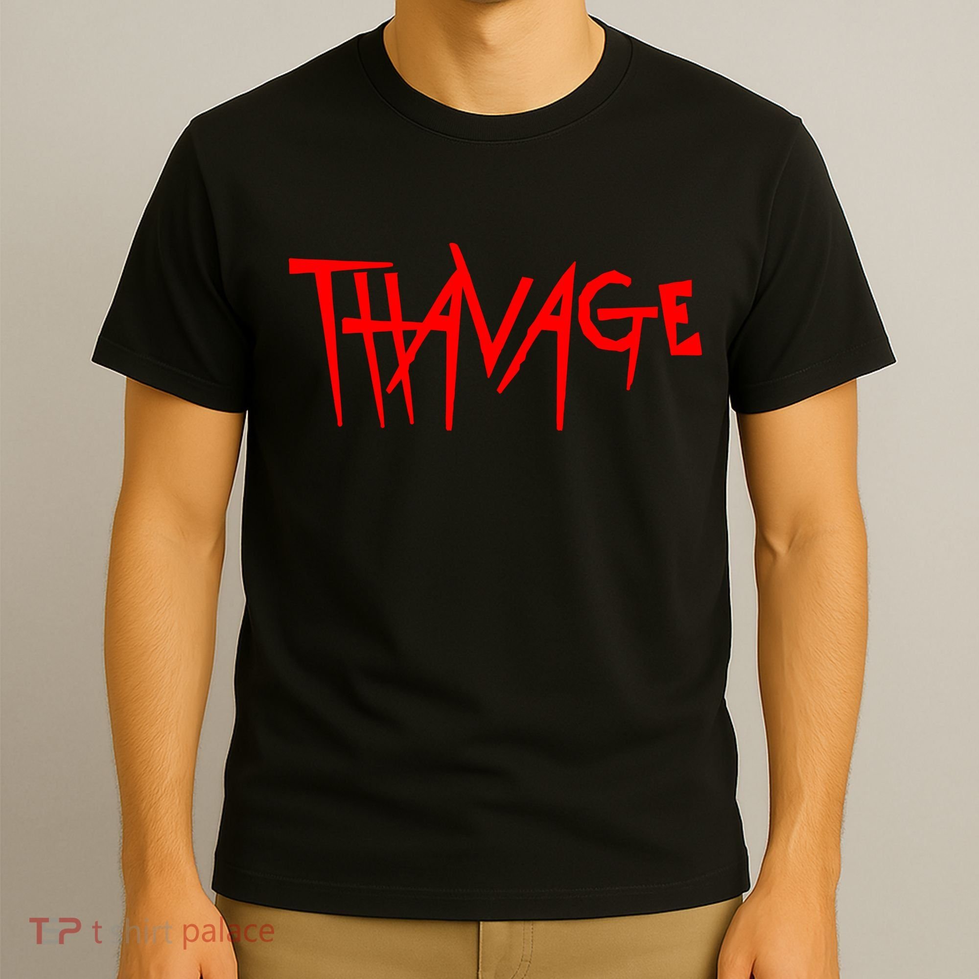 Thavage Savage Workout Gym Bodybuilding T-Shirt