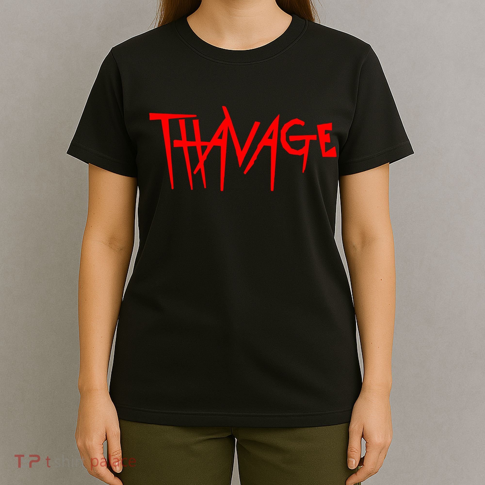 Thavage Savage Workout Gym Bodybuilding T-Shirt