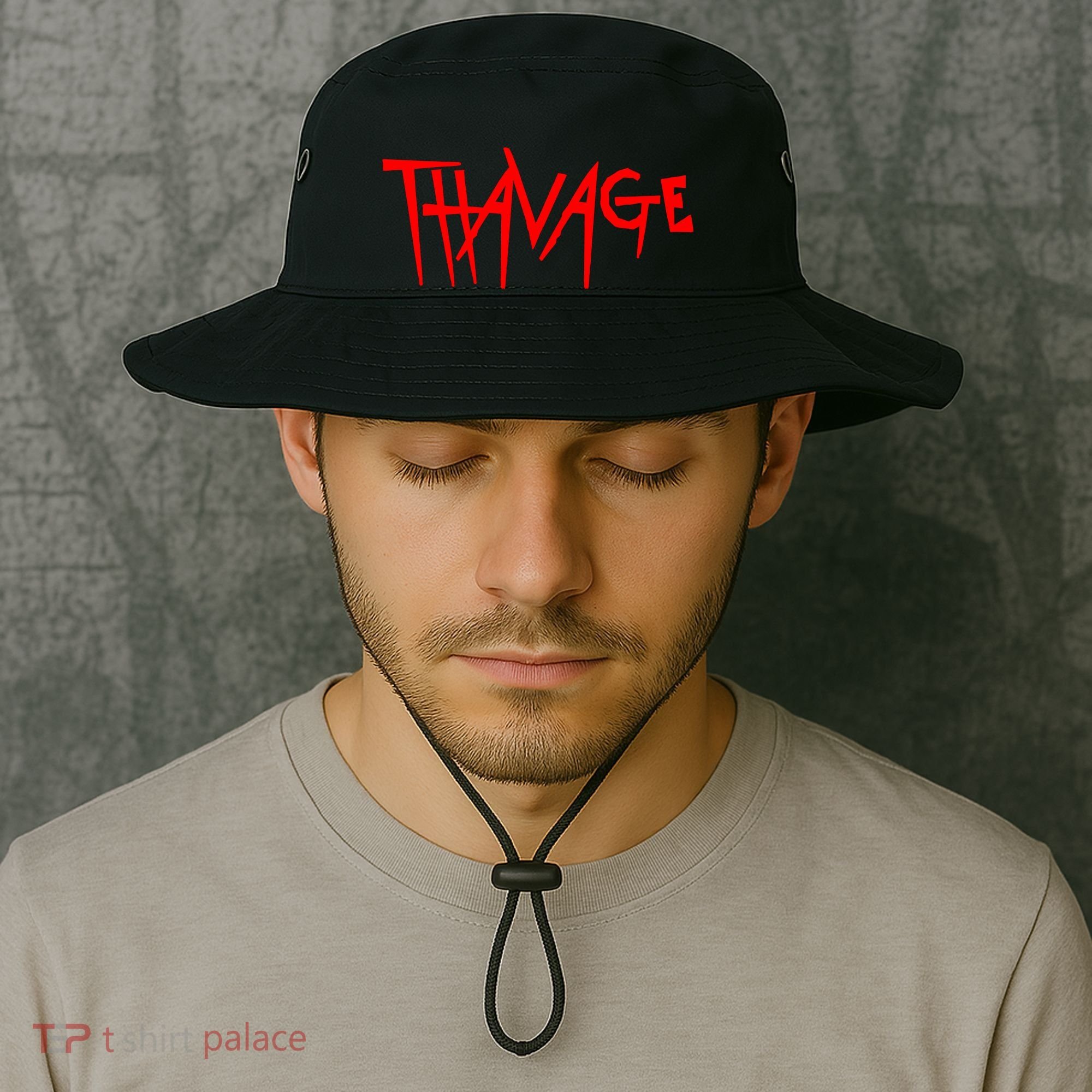 Thavage Savage Workout Gym Bodybuilding Bucket Hat