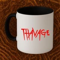 Thavage Savage Workout Gym Bodybuilding Coffee Mug thumb 2