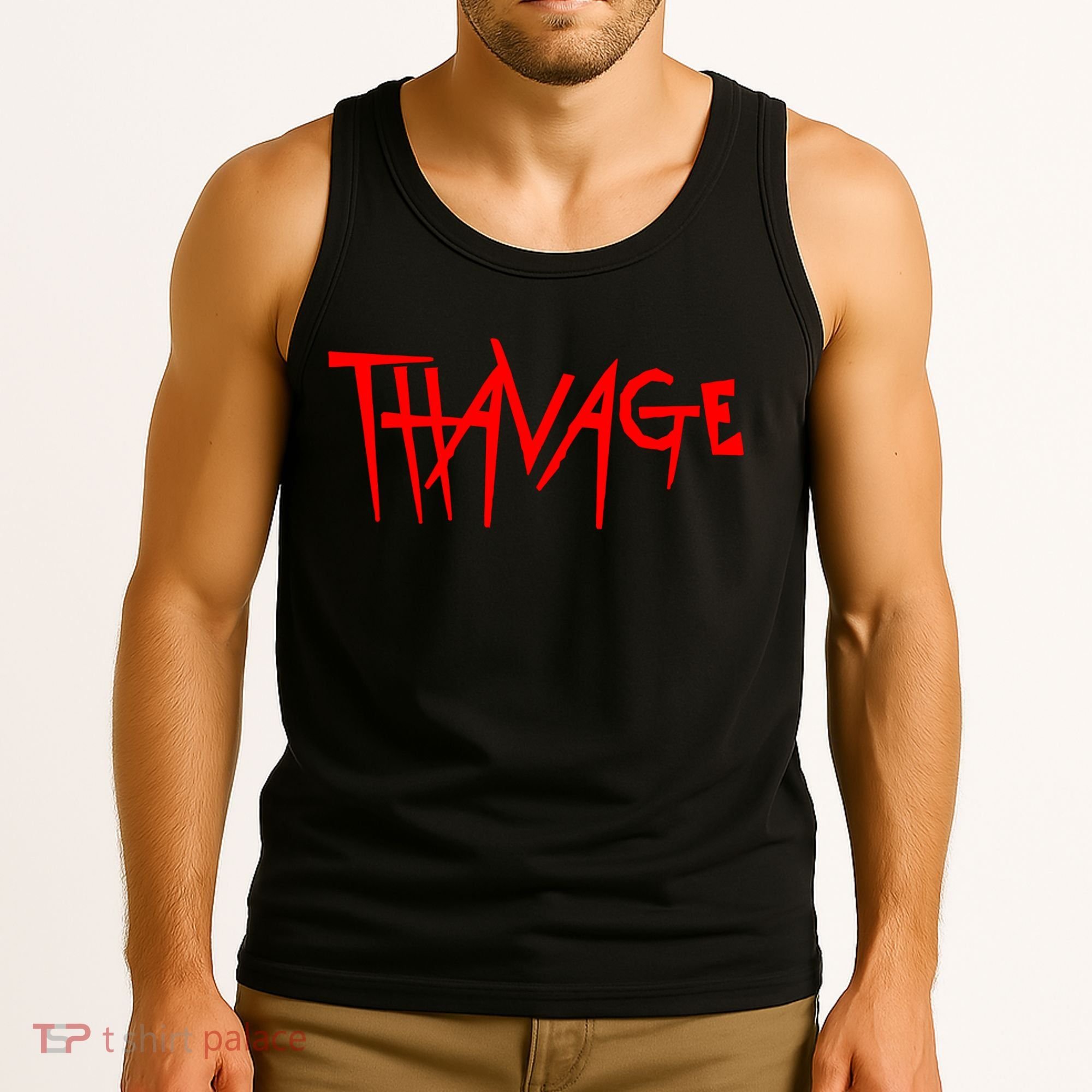 Thavage Savage Workout Gym Bodybuilding Tank Top