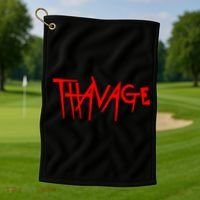 Thavage Savage Workout Gym Bodybuilding Golf Towel thumb 1