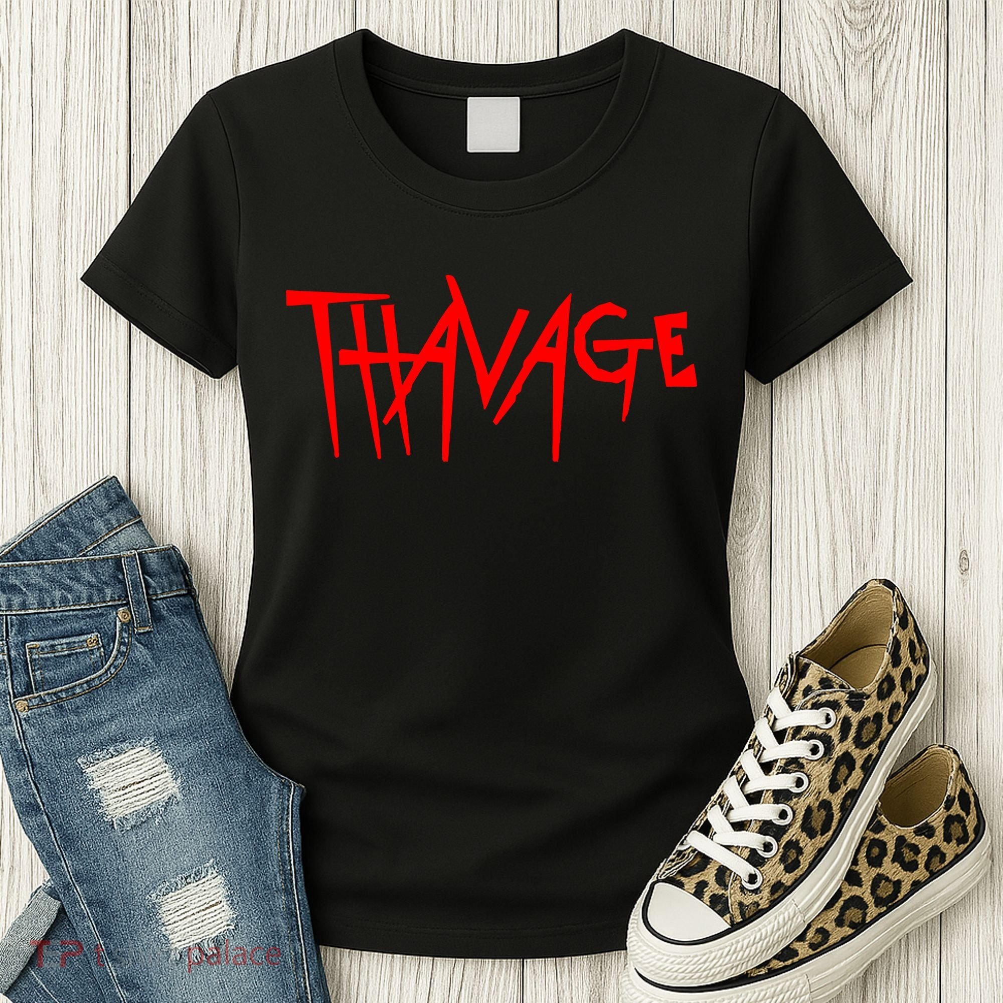 Thavage Savage Workout Gym Bodybuilding Women's T-Shirt