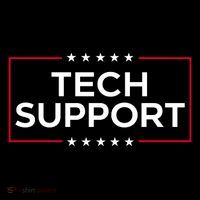 Tech Support White House Tech Support Doge USA-Made Doggie Bandana thumb 2