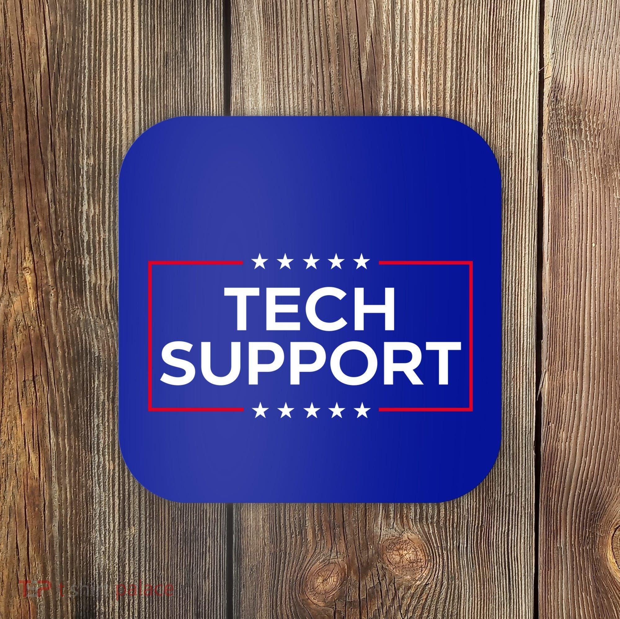 Tech Support White House Tech Support Doge Coaster