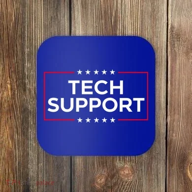 Tech Support White House Tech Support Doge Coaster