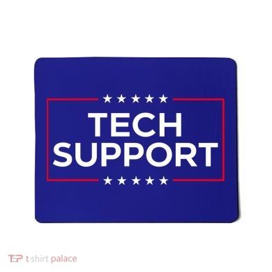 Tech Support White House Tech Support Doge Mousepad