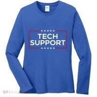 Tech Support White House Tech Support Doge Women's Long Sleeve Shirt thumb 0
