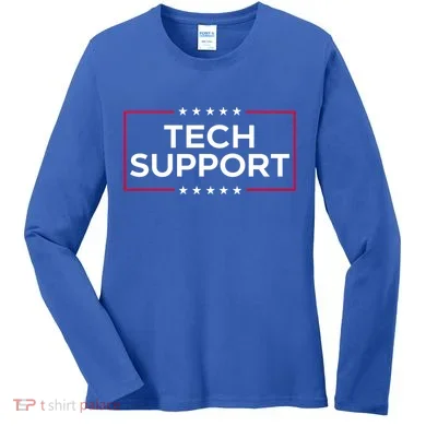 Tech Support White House Tech Support Doge Women's Long Sleeve Shirt