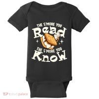 The SMore You Read The SMore You Know Books Reading Lover Baby Bodysuit thumb 0