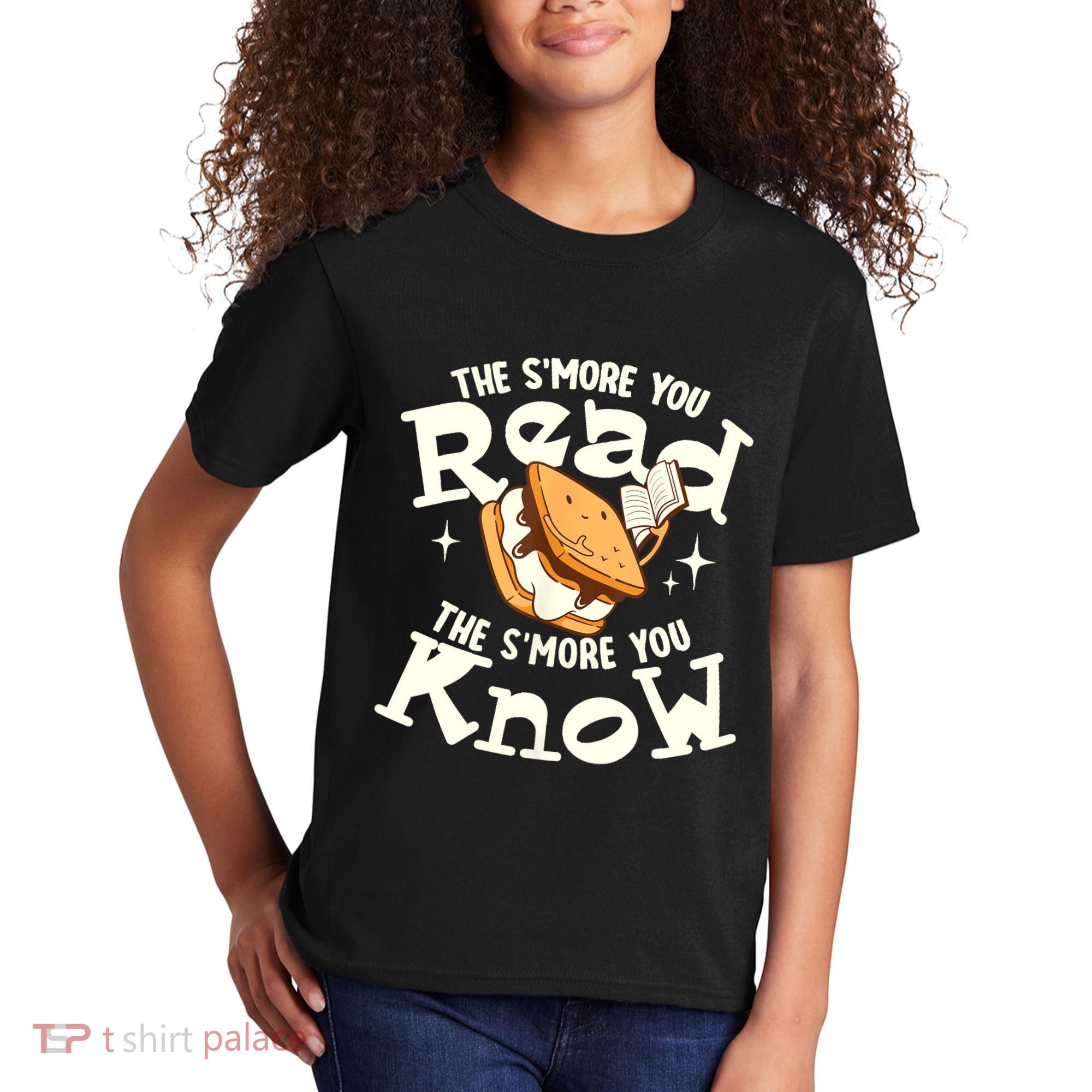 The SMore You Read The SMore You Know Books Reading Lover Kids T-Shirt