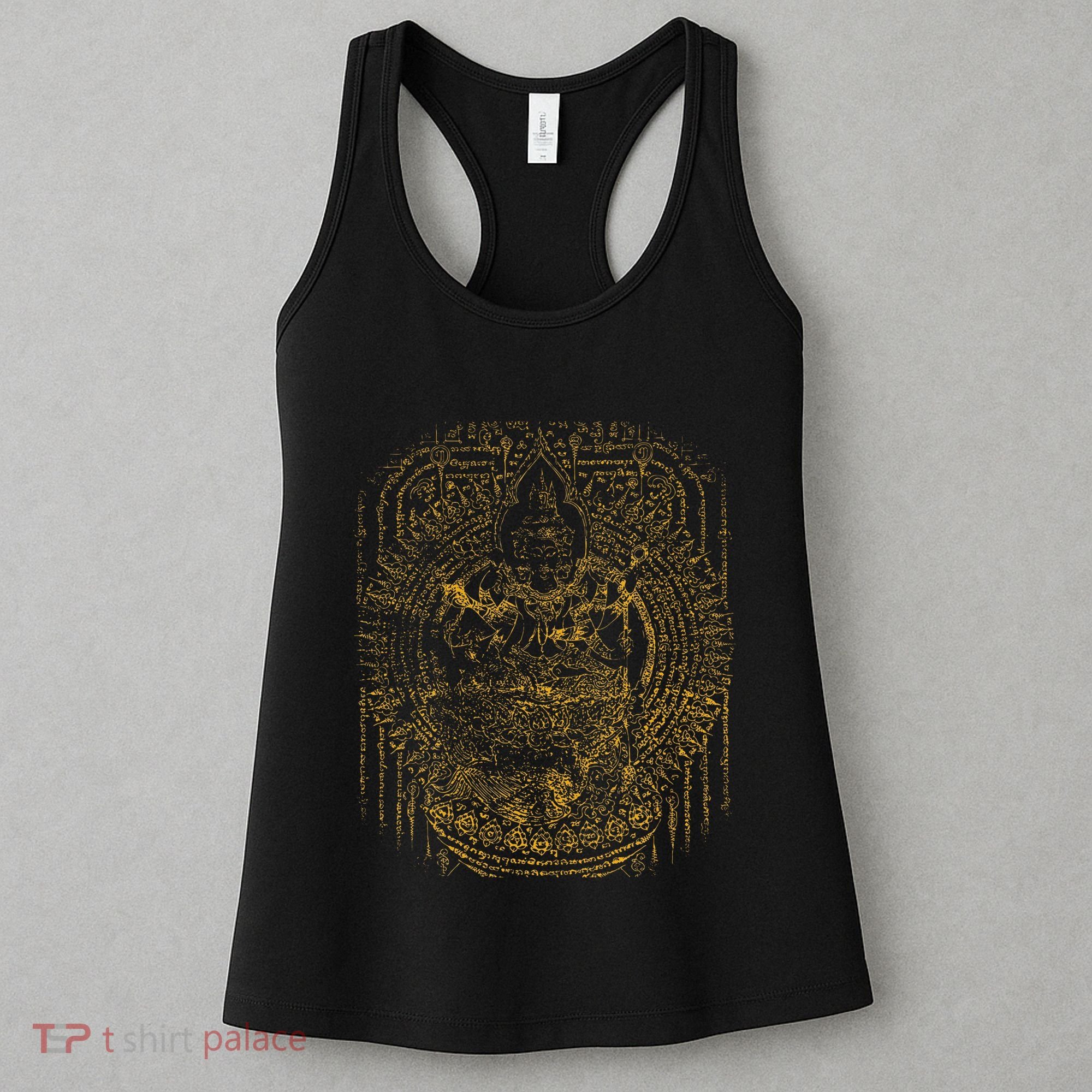 Thailand Sak Yant Tattoo Magical Thai Tattoos Thailand Gift Women's Tank Top