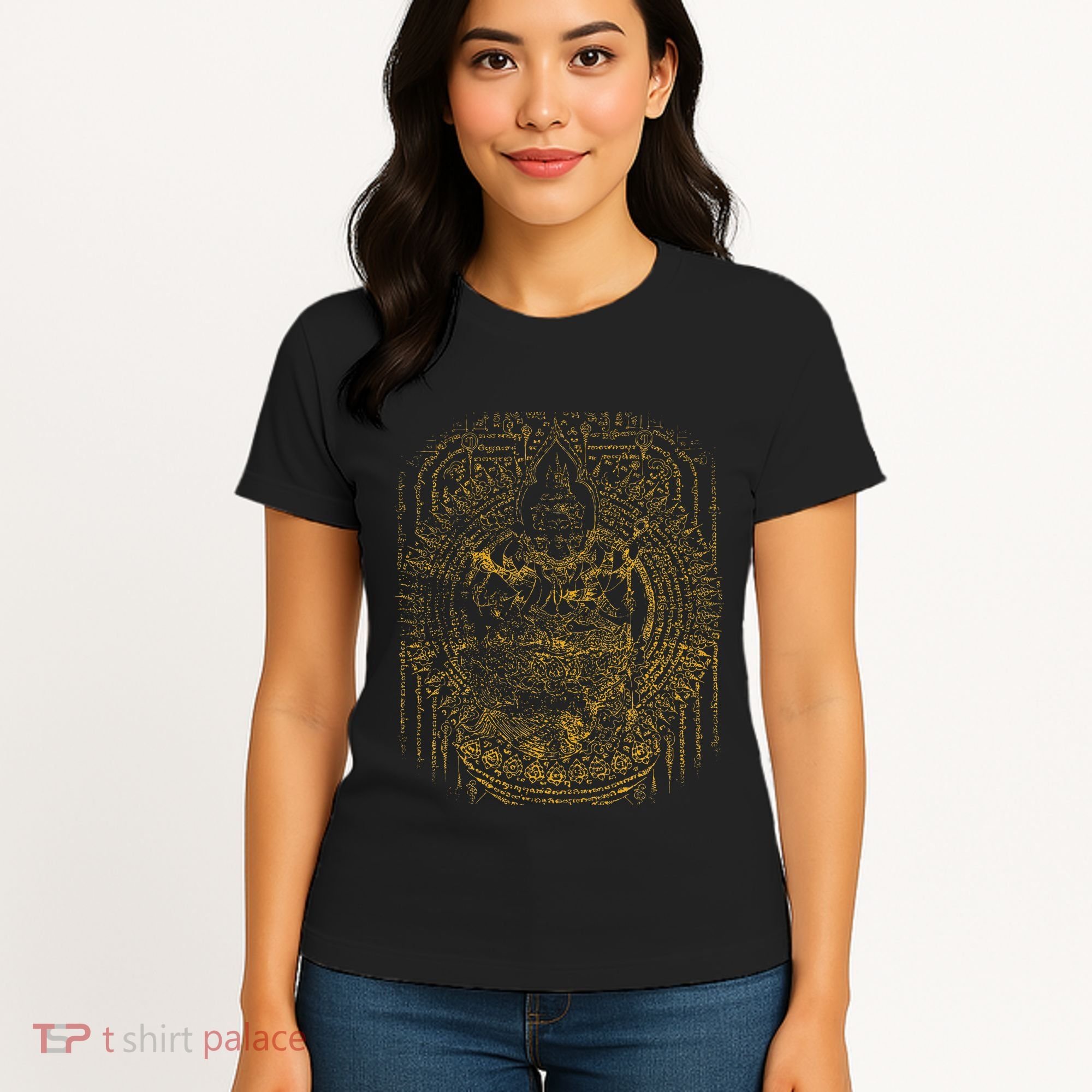 Thailand Sak Yant Tattoo Magical Thai Tattoos Thailand Gift Women's T-Shirt