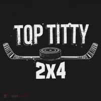 Top Titty 2x4 Funny Hockey Joke Women's Hoodie thumb 2