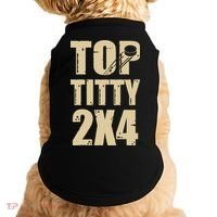 Top Titty 2x4 Funny Hockey Fan Doggie Tank thumb 0