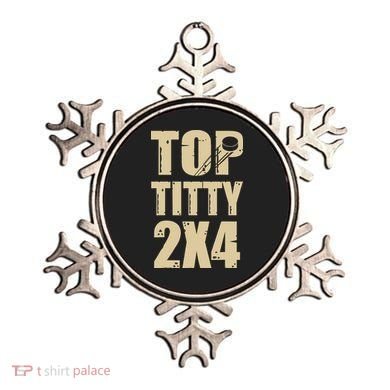 Top Titty 2x4 Funny Hockey Fan Ornament