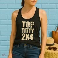 Top Titty 2x4 Funny Hockey Fan Women's Tank Top thumb 2