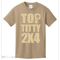 Top Titty 2x4 Funny Hockey Fan Kids T-Shirt thumb 0