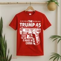 The Trump 45 Cause The 46 Is Made In China Gun T-Shirt thumb 2