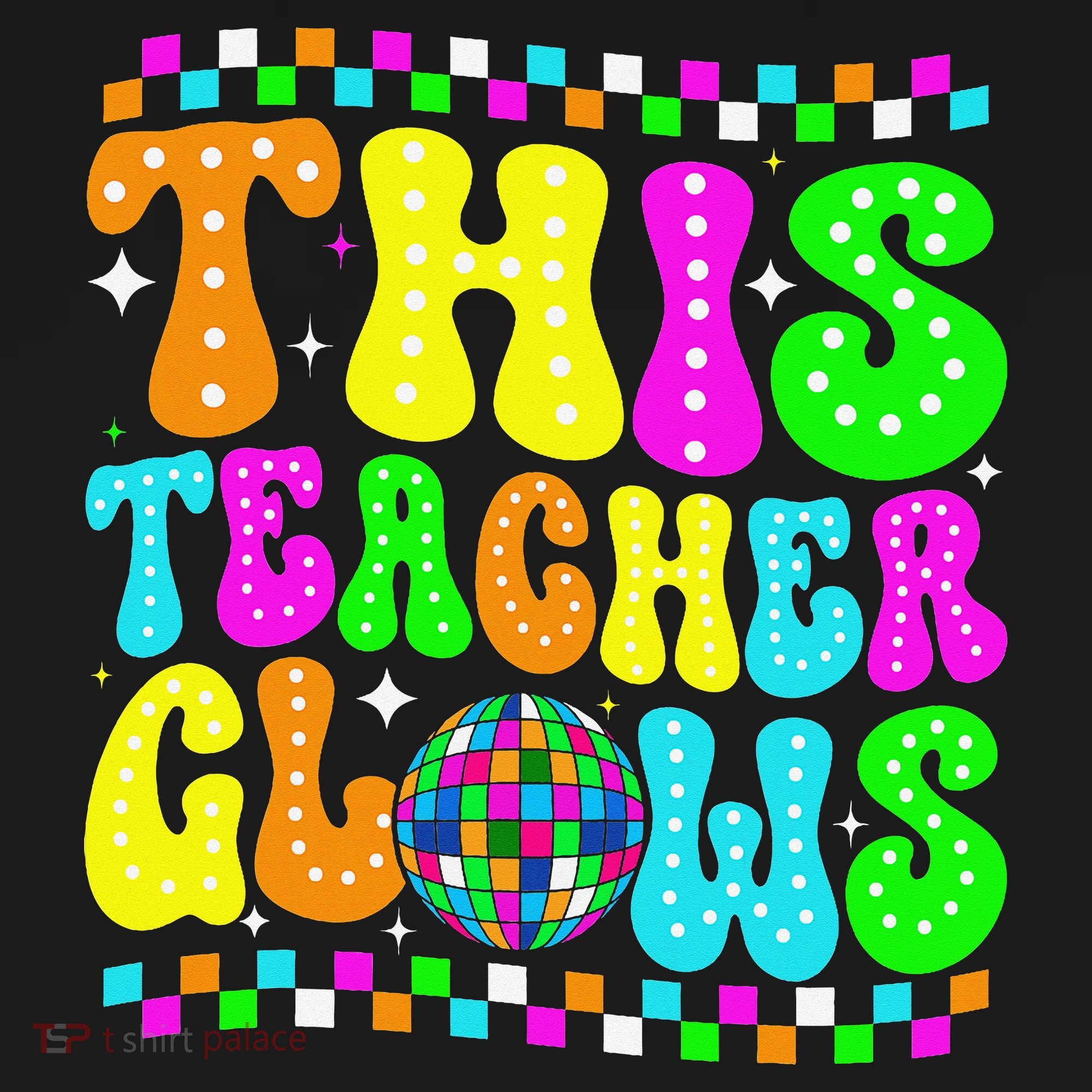 This Teacher 80s 90s Teacherss Day Glows Last Day Of School Apron