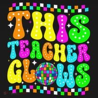 This Teacher 80s 90s Teacherss Day Glows Last Day Of School Coaster thumb 2