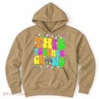 This Teacher 80s 90s Teacherss Day Glows Last Day Of School Hoodie thumb 0