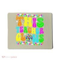 This Teacher 80s 90s Teacherss Day Glows Last Day Of School Mousepad thumb 0