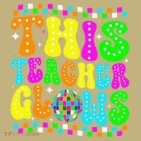 This Teacher 80s 90s Teacherss Day Glows Last Day Of School Kids T-Shirt thumb 2