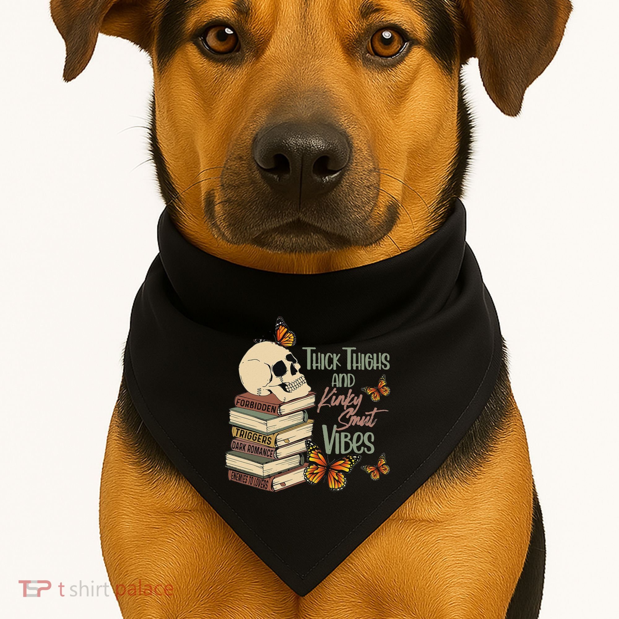Thick Thighs And Kinky Smut Vibes Apparel USA-Made Doggie Bandana