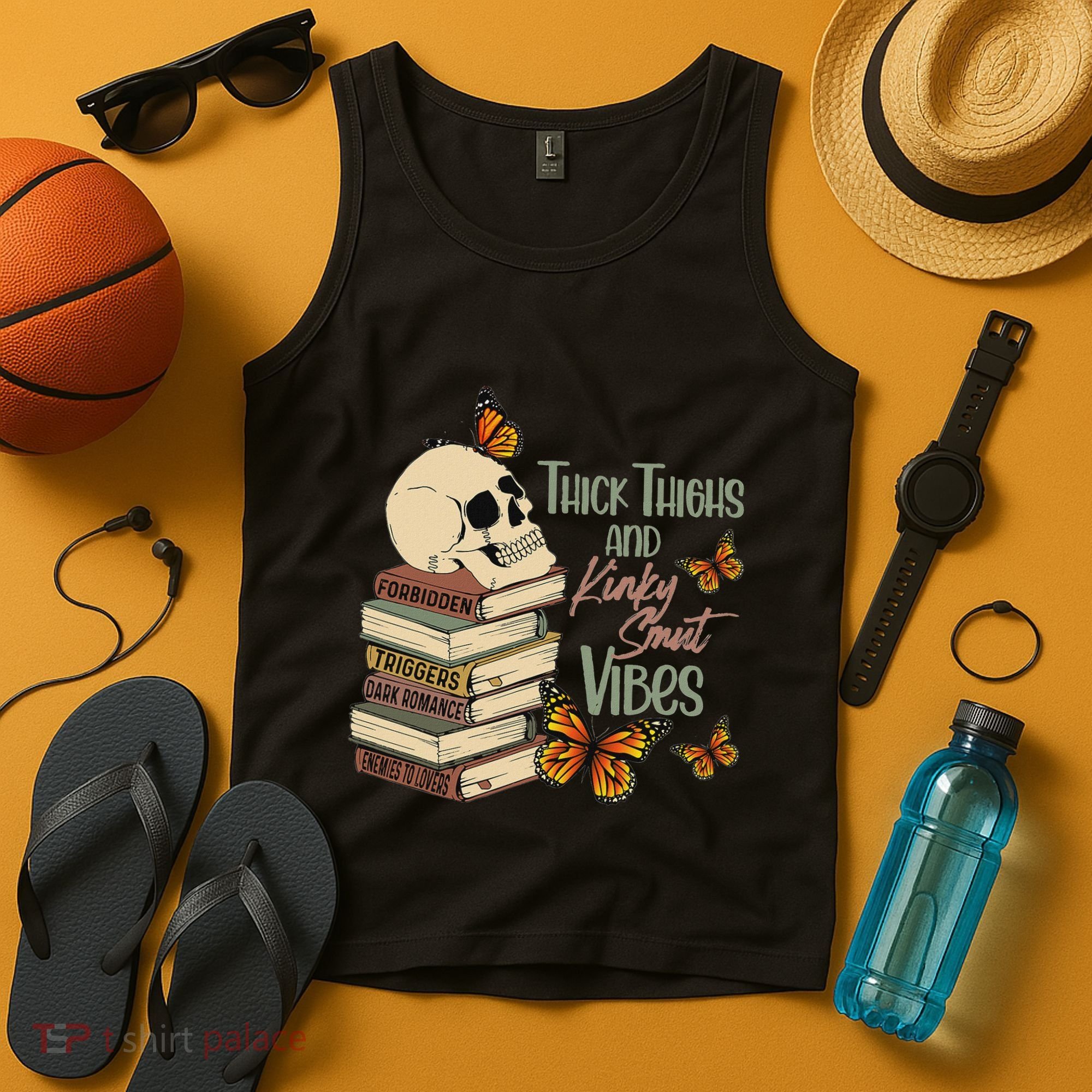 Thick Thighs And Kinky Smut Vibes Apparel Tank Top