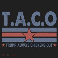 TACO Trump Always Chickens Out Funny Women's Sweatshirt thumb 2