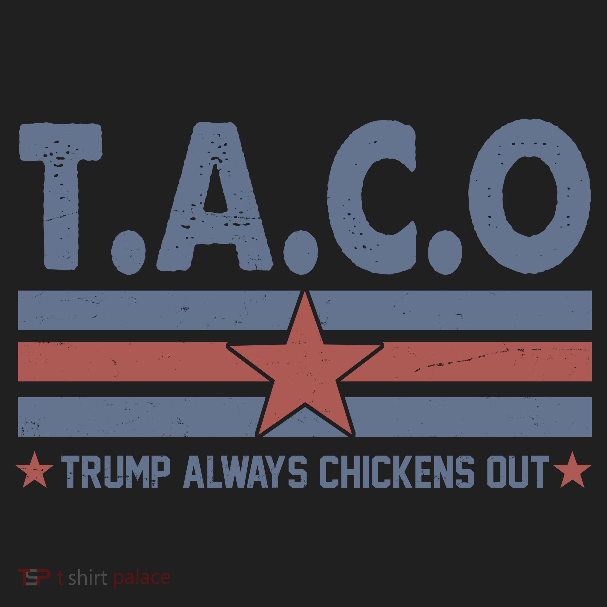 TACO Trump Always Chickens Out Funny Women's Sweatshirt