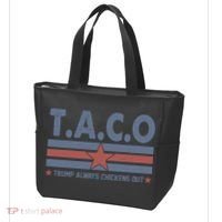 TACO Trump Always Chickens Out Funny Tote Bag thumb 3