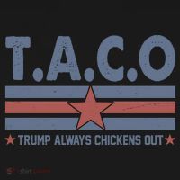 TACO Trump Always Chickens Out Funny Tote Bag thumb 4