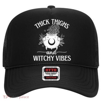 Thick Thighs And Witchy Vibes Halloween Cute Gift Hat