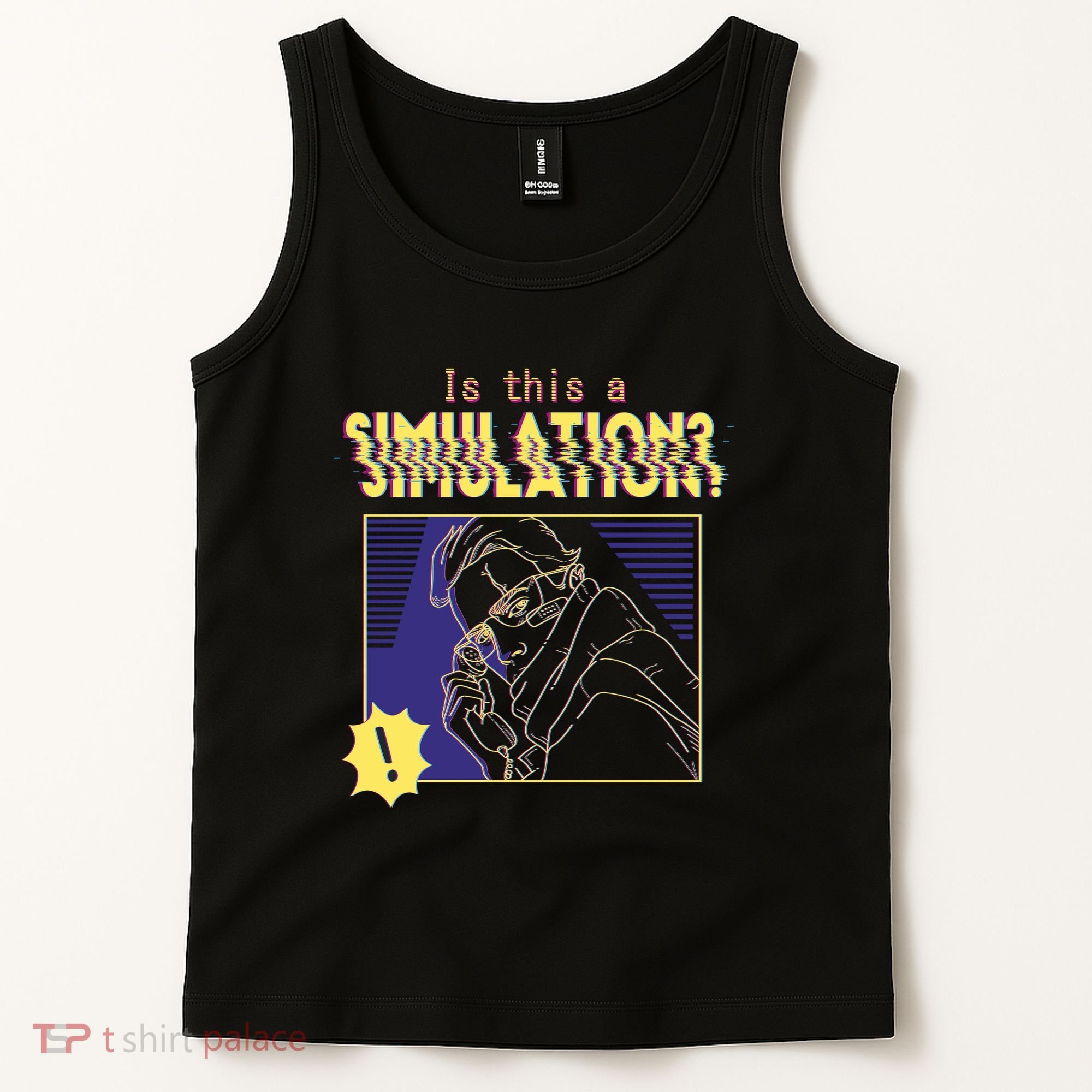 This This A Simulation Tank Top