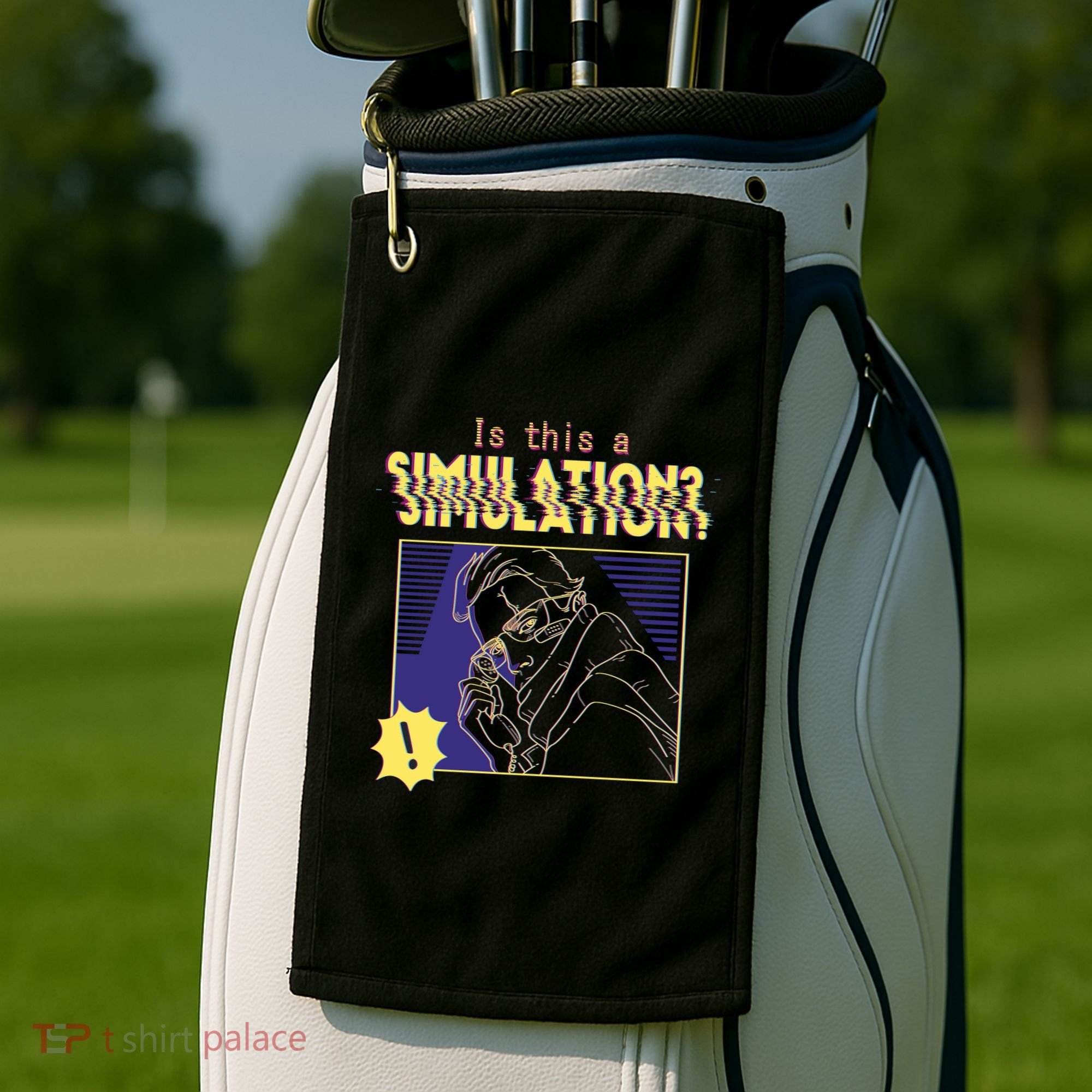 This This A Simulation Golf Towel