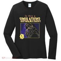 This This A Simulation Women's Long Sleeve Shirt thumb 0
