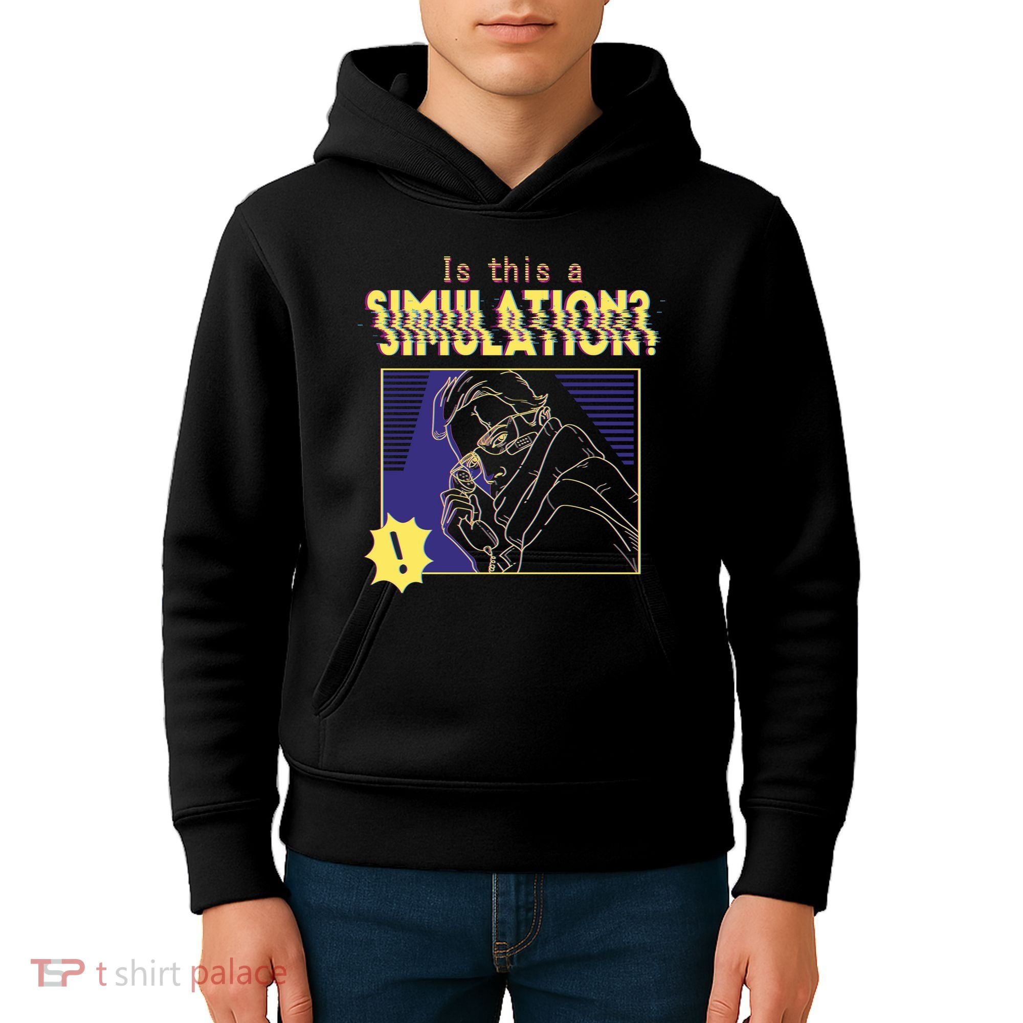 This This A Simulation Kids Hoodie